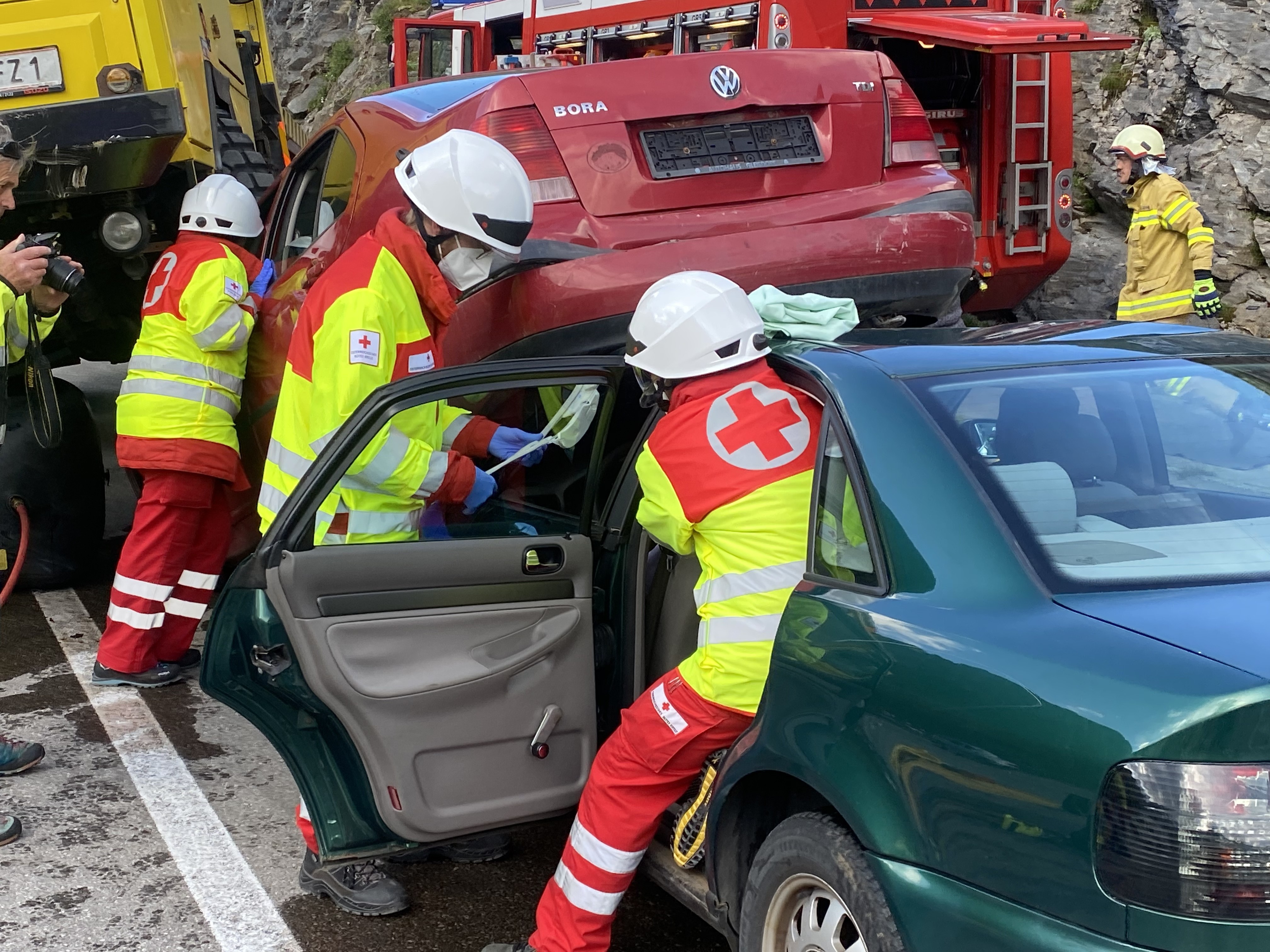 Erstversorgung der Verletzten