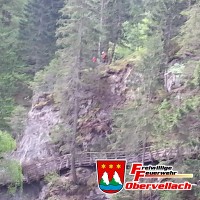 Felsräumung Groppensteinschlucht