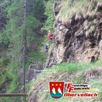 Felsräumung Groppensteinschlucht