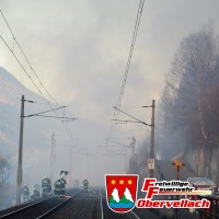 Bahnböschungsbrände ÖBB Tauernstrecke