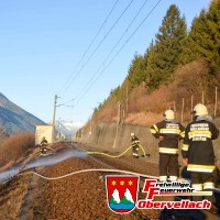 Bahnböschungsbrände ÖBB Tauernstrecke