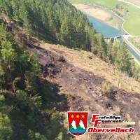 Waldbrand Außerfragant - Tag 2