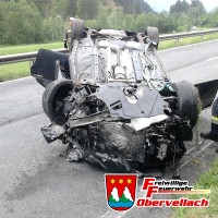 Schwerer Verkehrsunfall am Klausenkofel