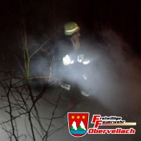 Bahnböschungsbrand Falkensteiner Brücke