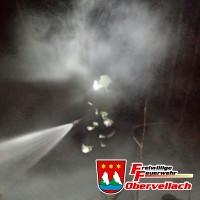 Bahnböschungsbrand Falkensteiner Brücke