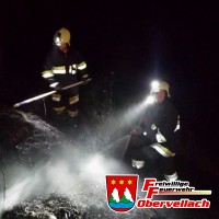 Bahnböschungsbrand Falkensteiner Brücke