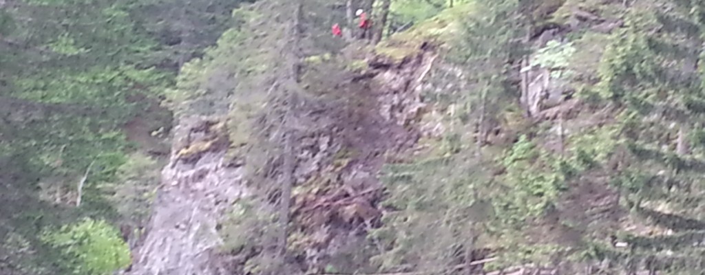 Felsräumung Groppensteinschlucht