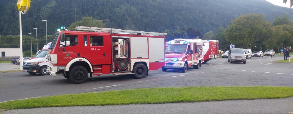 T VU 1 Verkehrsunfall B106 in Obervellach