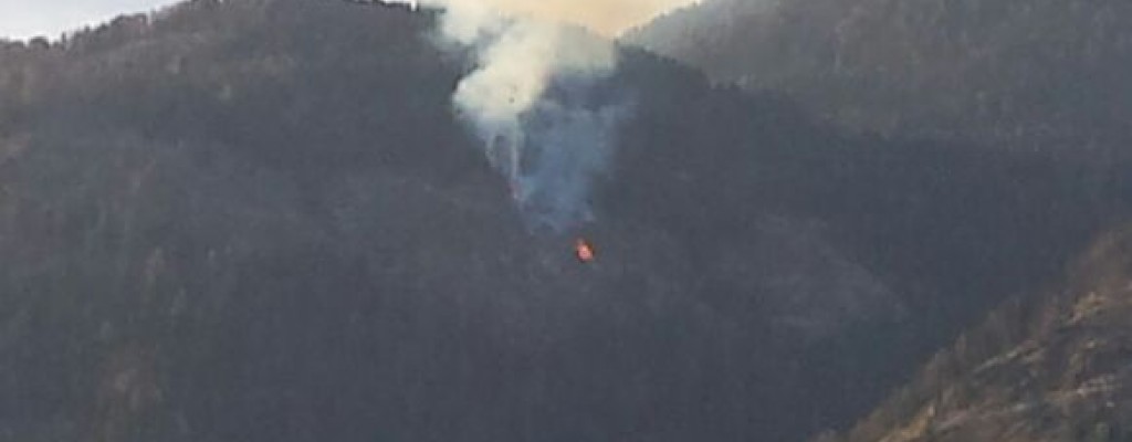 Waldbrand am Plankogel - Göriacher Alm