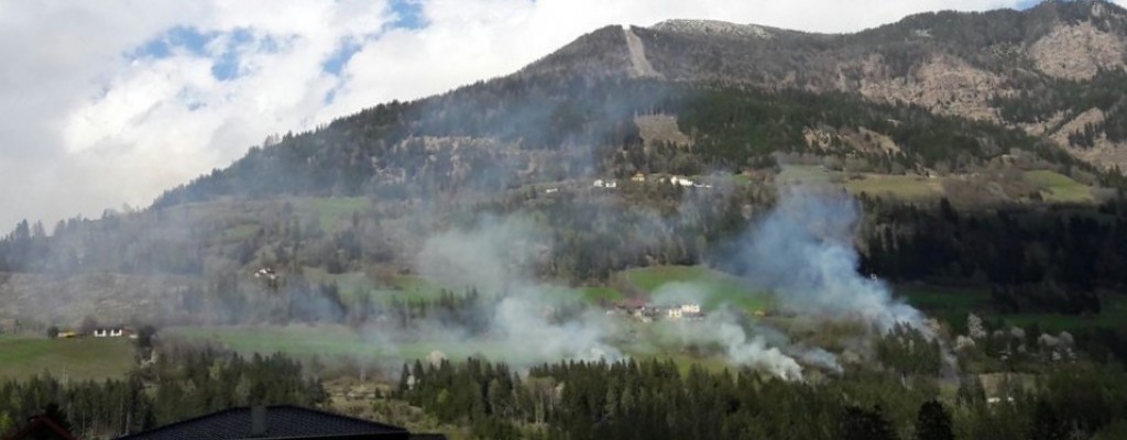 Bahnböschungsbrand Kolbnitz